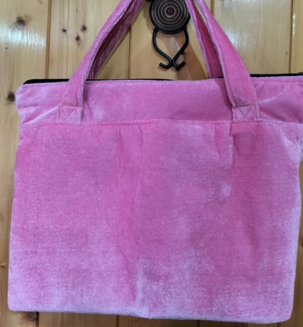 Pink velvet Women's Tote bag - Image 8