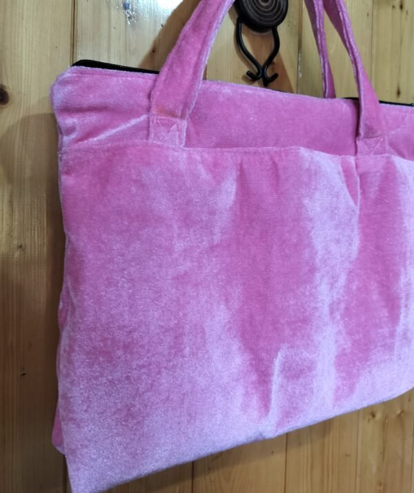 Pink velvet Women's Tote bag - Image 4